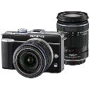 Olympus E-PL1 Black Digital Camera plus 14-42mm and 40-150mm Black Lenses