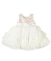 Girls Sequin Trim Dress