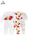 Caterpillar Sleepsuits Three Pack