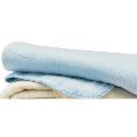 Plush Pram/Moses Blanket - Blue