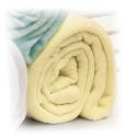 Pram/Moses Basket Fleece Blanket - Lemon