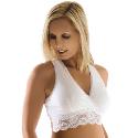 White Carriwell Lace Feeding Bra - Medium