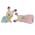 Sylvanian Families Chocolate Rabbit Twins