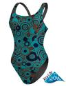 Sporti Bubbles Wide Strap Swimsuit