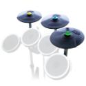 Rock Band 2 Triple Cymbal Exp. Kit