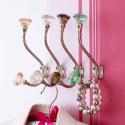 Glass Double Coat Hooks