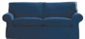 Blue Newport 3 str Sofa