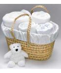 moses basket gift bedding set