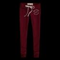 Super skinny sweatpants Burgundy