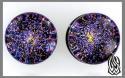 00g Pink and Blue Galaxy Plugs