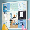 3x3 Blue Bubble Dottie Style Tile Set