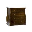 Boori Sleigh 4 Drawer Chest English Oak