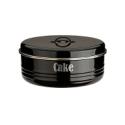 Black cake tin