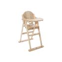 Baby Weavers Wooden Folding Highchair - Natural