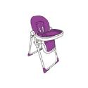 Kiddicare.com Wean Me Highchair - Amethyst