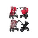 OBaby ZeZu Travel System - Dotty Red - Including Pack 8