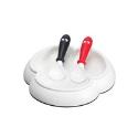 BabyBjorn Plate & Spoon Set Snow White