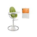 Bloom Fresco Loft highchair - White Frame Includes Pack 58