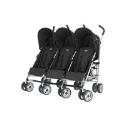 OBaby - Triple Pushchair - Black