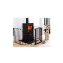 Babydan Hearth Gate Black 90 - 300cm