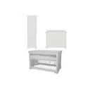 Kidsmill Marseille White Roomset - Cotbed, Chest & Wardrobe  - Direct Delivery 6-8 Weeks