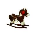 Baby Weavers Rocking Horse 46cm - Brown/White