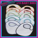 BABY BIBS LOT OF X10