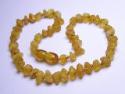 Amber teething necklace