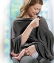 Born Free Nursing Shawl in Black