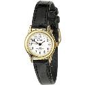 Ladies' Black Strap Watch