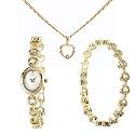 Sekonda Ladies' Gold-Plated Stone Set Gift Set