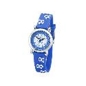 Citron Child's Blue and White Football Strap Watch