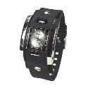 Bench Men's Black Resin Cuff Watch