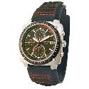 Kahuna Men's Black Velcro Strap Chronograph Watch