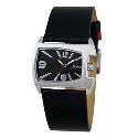 Bench Ladies' Black Dial Black Leather Strap Watch