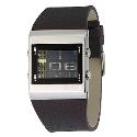 Bench Men's LCD Brown Strap Watch