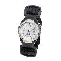 Limit Child's White Dial Black Canvas Strap Watch