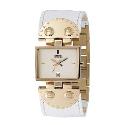 Michael Kors Ladies' White Leather Strap Watch White Dial