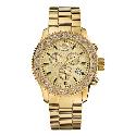 Marc Ecko The Master Piece Gold-Plated Chronograph Watch