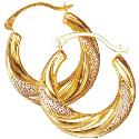 9ct Gold Creole Earrings