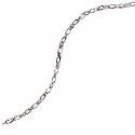 9ct White Gold Cubic Zirconia Bracelet