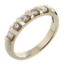 9ct Gold 1/4 Carat Diamond Ring