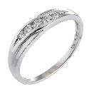 Platinum Quarter Carat Diamond Eternity Ring