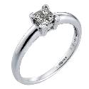 18ct White Gold Fifth Carat Princessa Diamond Ring