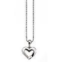 Hot Diamonds Silver Diamond-set Heart Pendant