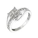 18ct White Gold Three Quarter Carat Diamond Ring