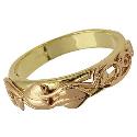 Clogau Gold 9ct Two-colour Gold Leaf Ring