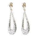 Evoke 9ct Gold Drop Earrings