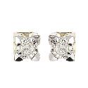 9ct Yellow Gold Diamond Stud Earrings