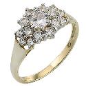 9ct Gold Cubic Zirconia Ring